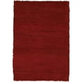 thumbnail image 1 of Hand-Woven Contemporary Rug 5'x7'6 Deep Red, 1 of 5