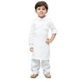 thumbnail image 1 of Chandrakala Kids 100% Cotton Kurta Pyjama Set for Boys Indian Traditional Party Wear Bollywood Style Wedding Dress, Maroon (KK102MAR3), 1 of 3