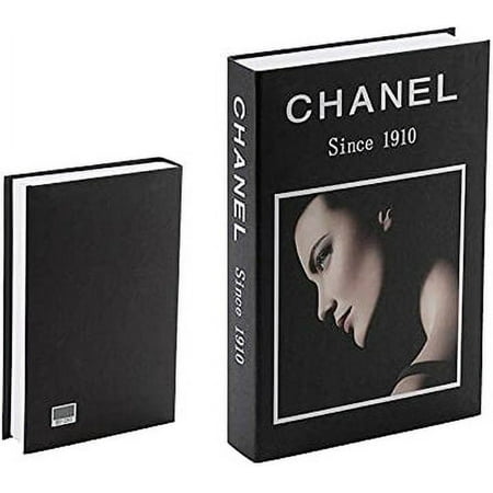 Chanel 1910 Decorative Books Fashion Book Décor for Elegant and Refined Homes – Designer Coffee Table Books for Decoration with No Pages, Faux Books, Office Decor, Bookshelf, Living Space Aesthetic
