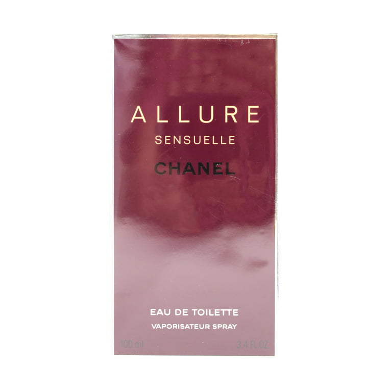 Chanel Allure Eau De Toilette Spray for Women 3.4 Ounce Size