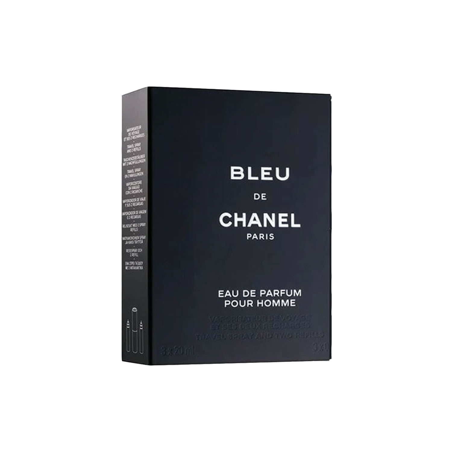 Chanel Bleu De Chanel Eau De Parfum Travel Spray and Two Refills 3 x 0.7 oz Walmart