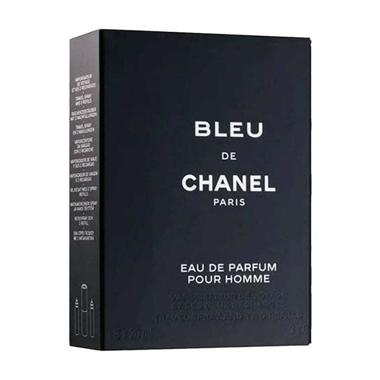BLEU DE CHANEL Eau de Parfum 2本セット Chanel Bleu De Chanel Eau De Parfum Travel Spray Set, 3 x