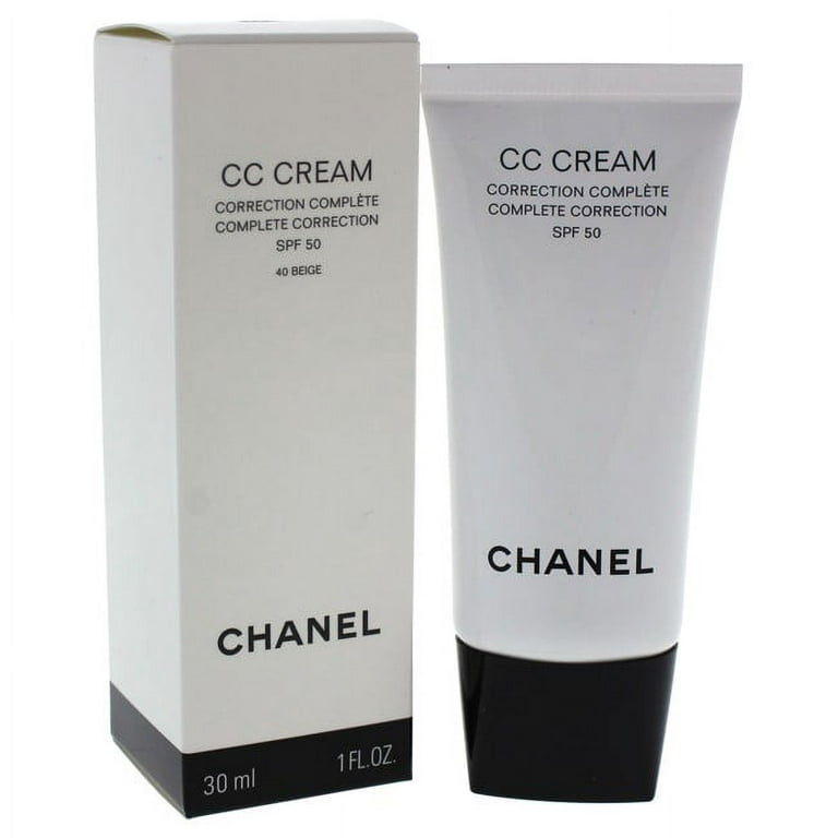 Chanel CC Cream Complete Correction SPF 50 - # 40 Beige 1 oz Makeup 