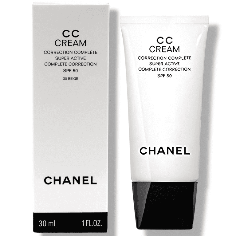 CCクリーム CHANEL CC CREAM 50 BEIGE SPF 50 30ml Chanel CC Cream #30 Beige Sunscreen Complete Correction SPF