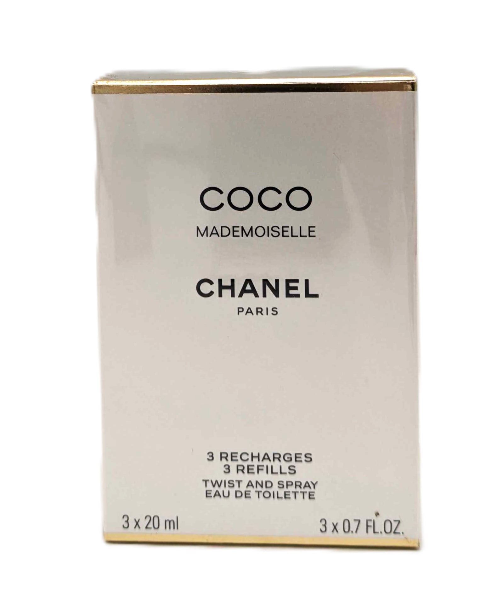 Chanel Coco Mademoiselle EDT Perfume Twist & Spray Set, 3 X 0.7 oz