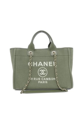 Pre-Owned Chanel Deauville Line AS3257 Handbag