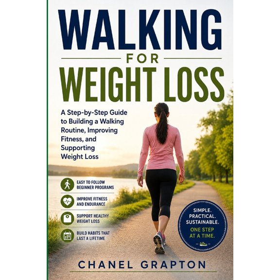 The Grapton Family Library Walking for Weight Loss: A Step-by-Step Guide to Building a Walking Routine, Improving Fitness, and Supporting Weight Lo, (Paperback)