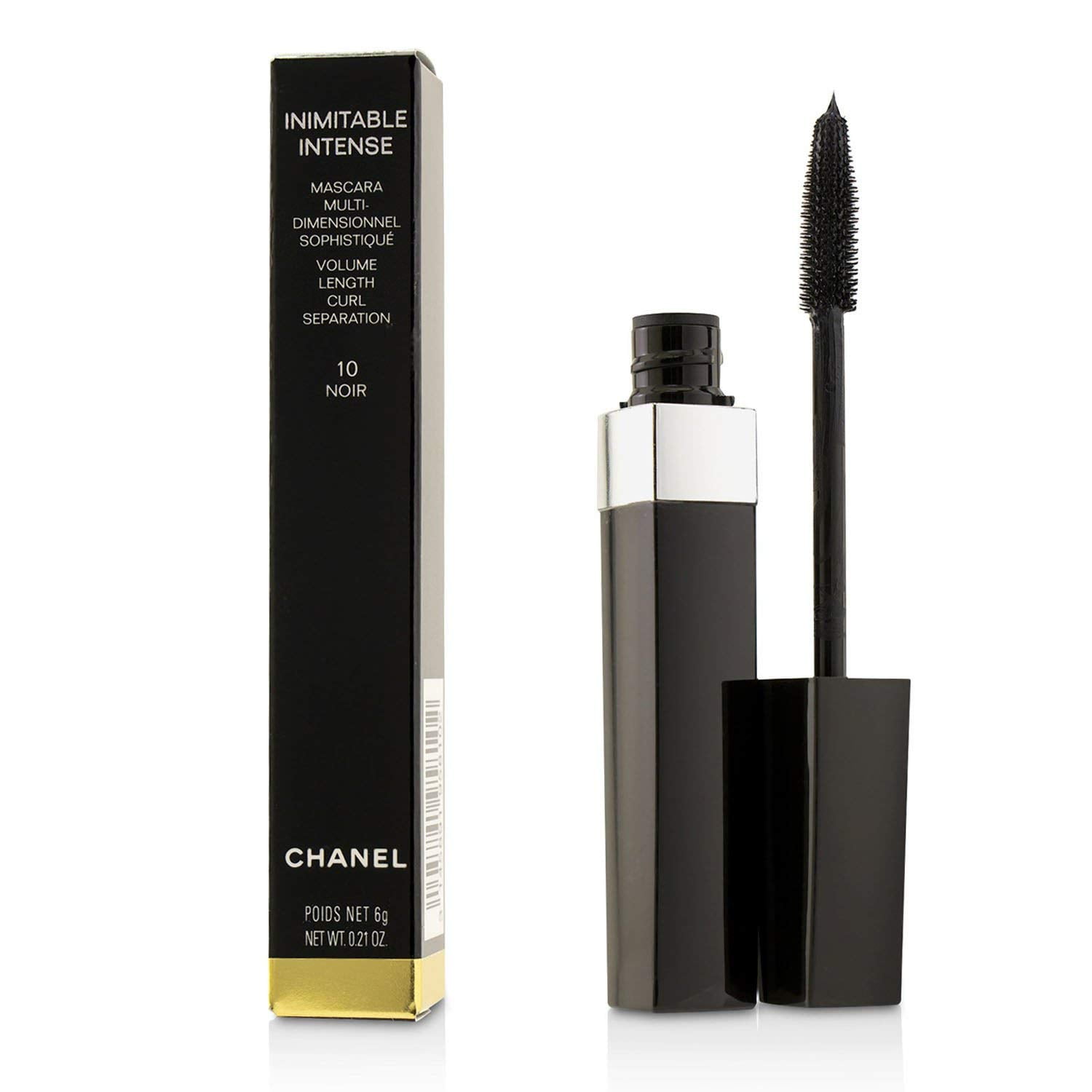 Chanel Inimitable Intense Mascara Multi Dimensionnel Sophistique #10-Noir  6g/0.21oz