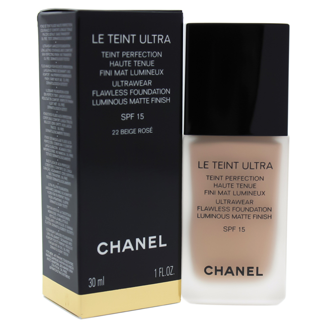 Chanel Le Teint Ultra Foundation SPF 15 - 22 Beige Rose 1 oz Foundation