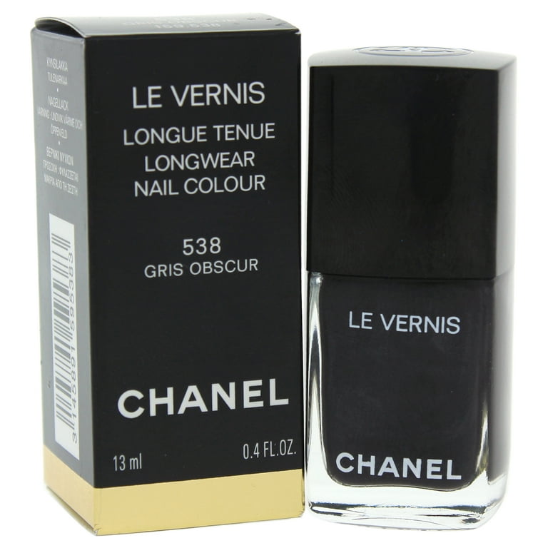 CHANEL Le Vernis Longwear Nail Colour 538 Gris Obscure 13ml Polish Gray  Black for sale online