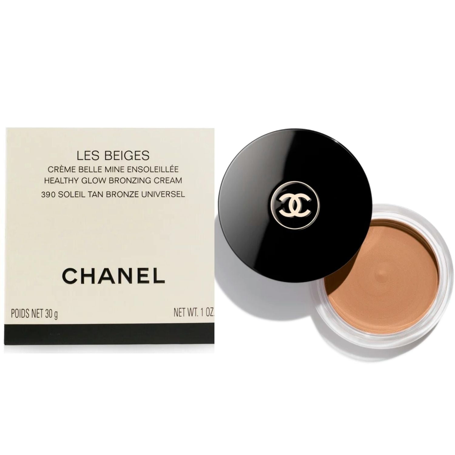 Chanel Les Beiges Healthy Glow Bronzing Cream 390 Soleil Tan Bronze - 1 oz  