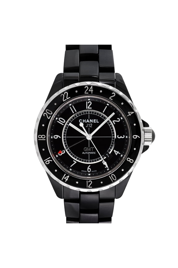 Pre-Owned Chanel Men's J12 GMT 42mm Ceramic Wristwatch