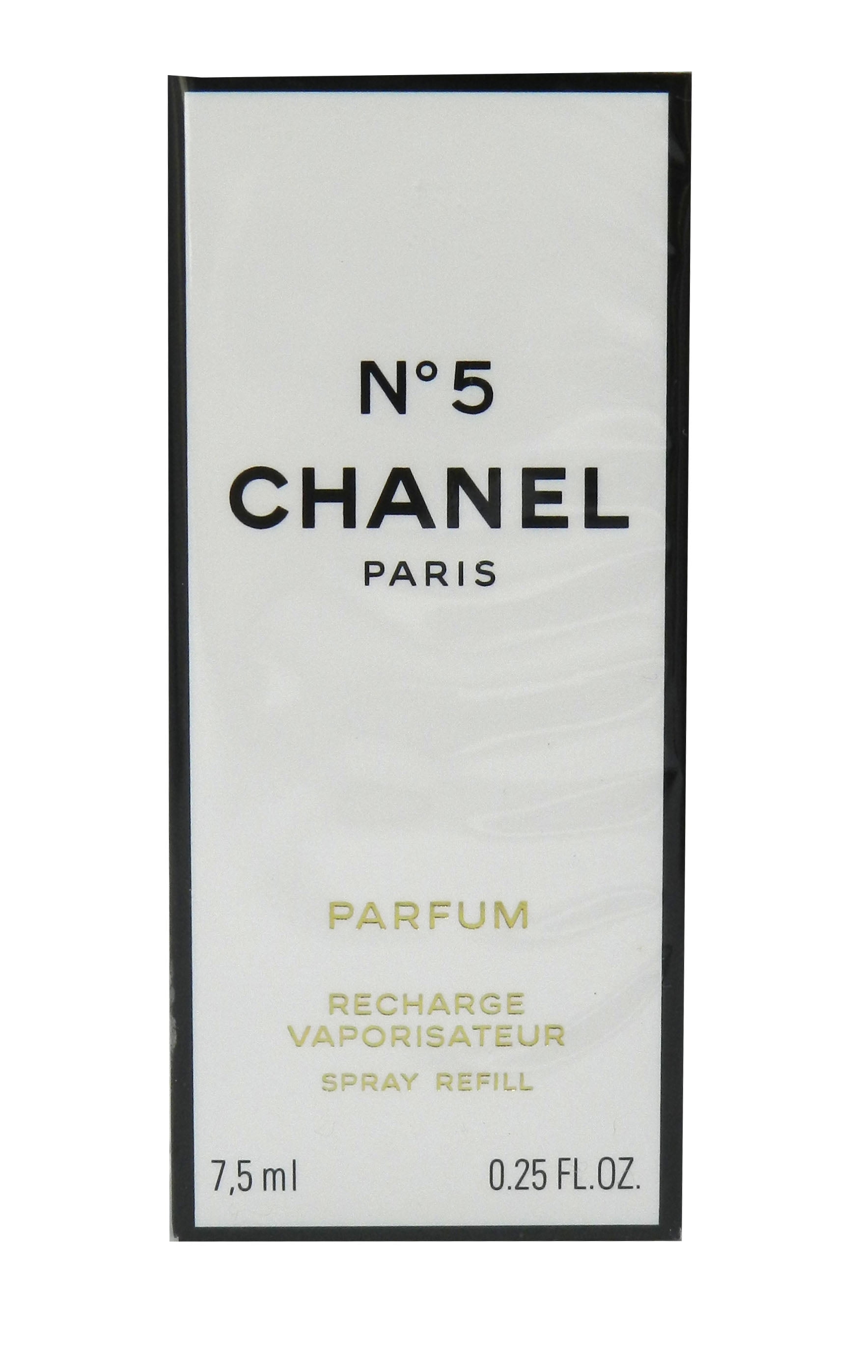 Chanel No 5 Parfum Recharge Vaporisateur Refill 0.25 Ounces