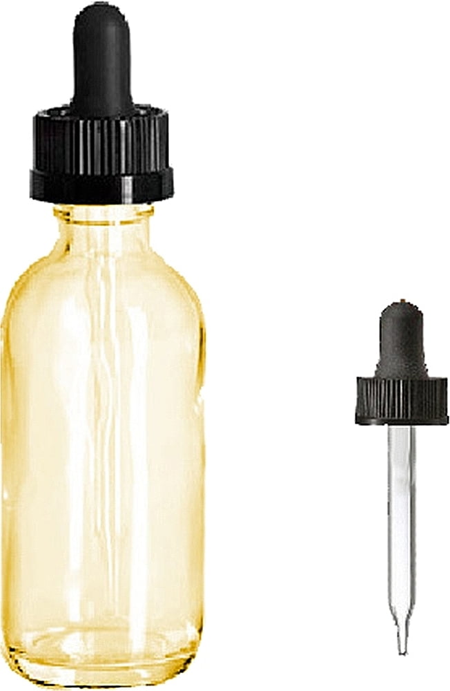 Chanel: No. 5 - Type Scented Body Oil Fragrance [Glass Dropper Top - Clear  Glass - Brown - 1/2 oz.]