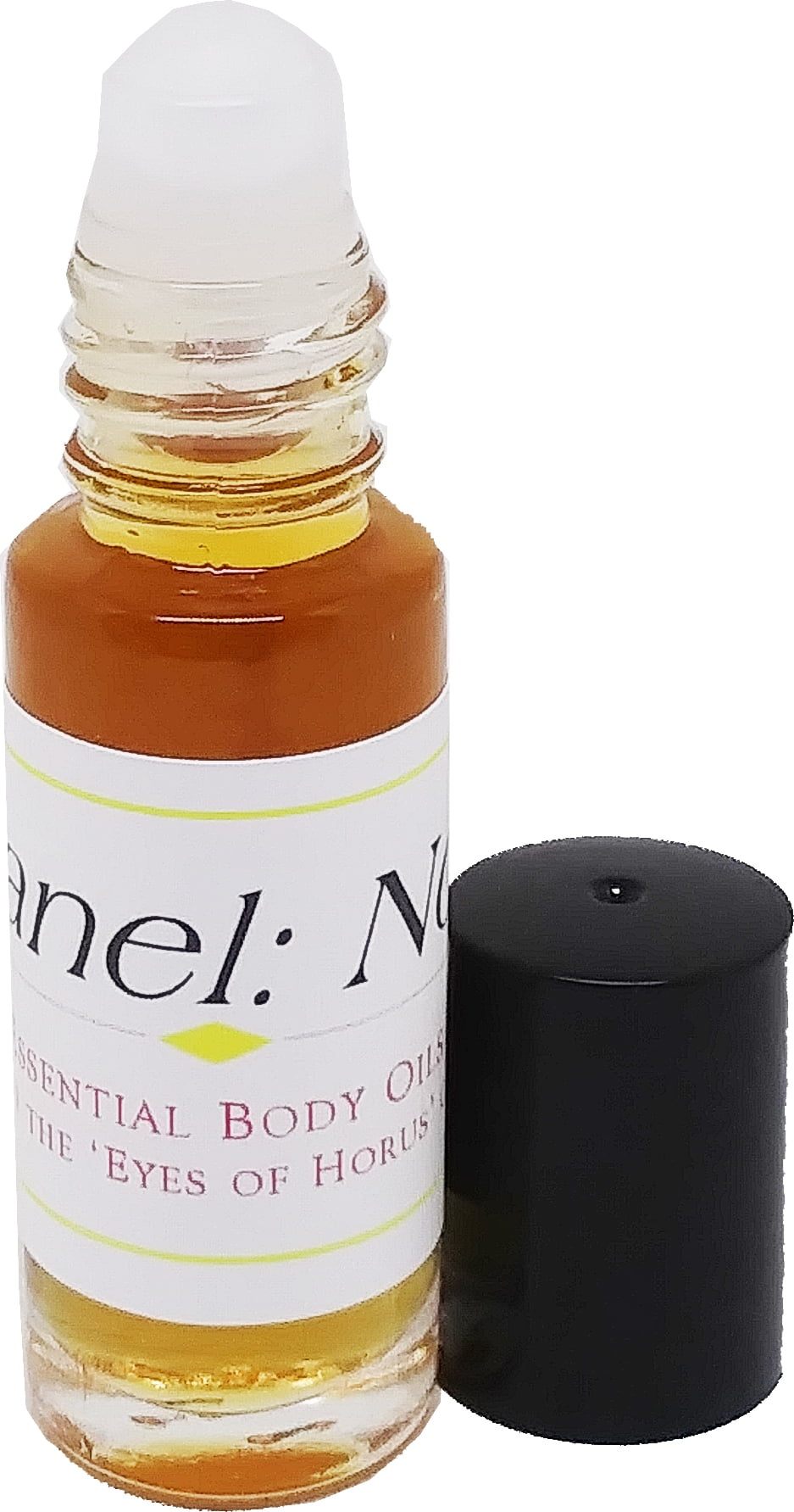 Chanel: No. 5 - Type Scented Body Oil Fragrance [Roll-On - Clear Glass -  Brown - 1/8 oz.]