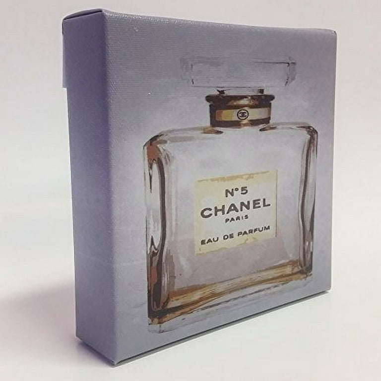 Chanel No. 5 in Golden Chic Art 6x6 Mini CANVAS Gallery Wrap can HANG or  SIT!