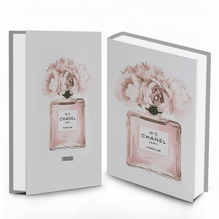 Coco Chanel Decorative Books Fashion Book dcor for Elegant and Refined Homes Designer Coffee Table Books for Decoration with No Pages, Faux Books