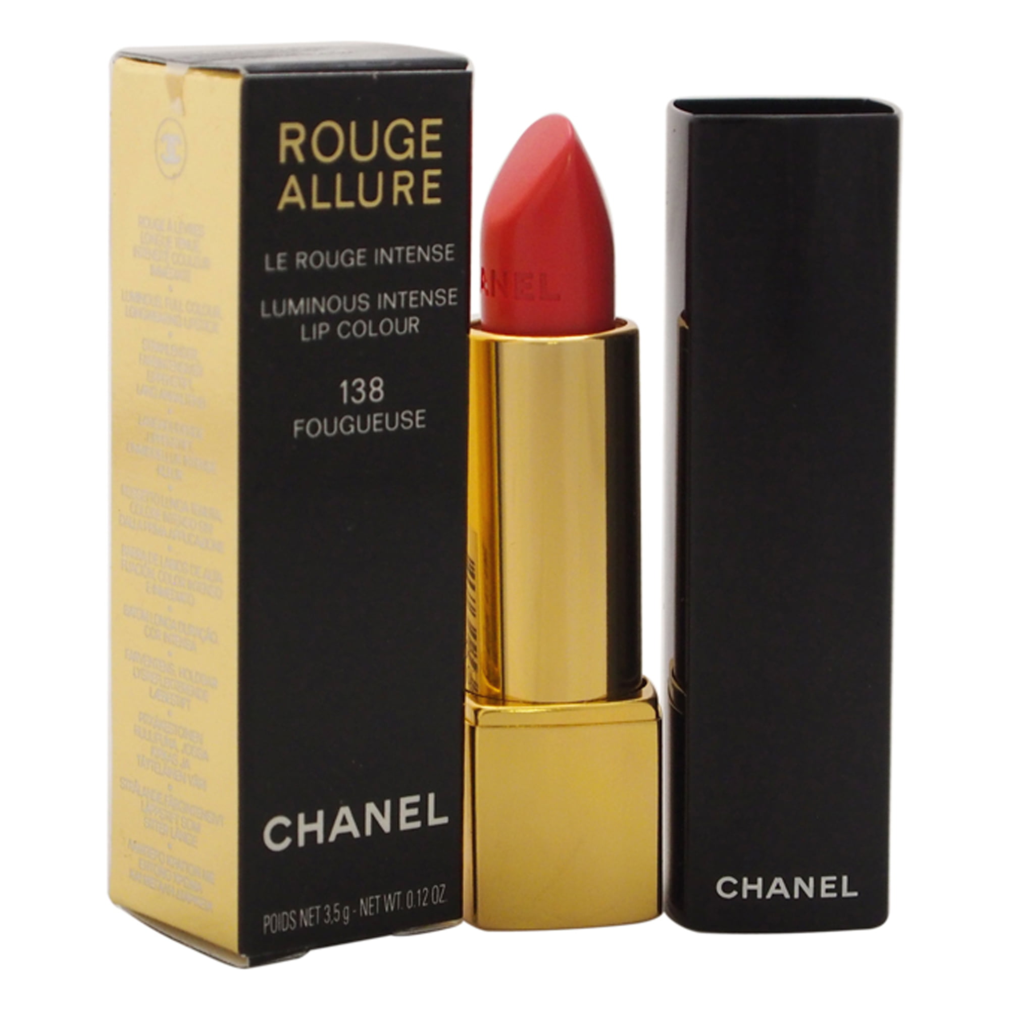 Chanel Rouge Allure Luminous Intense Lip Colour, # 138 Fougueuse, 0.12 Oz