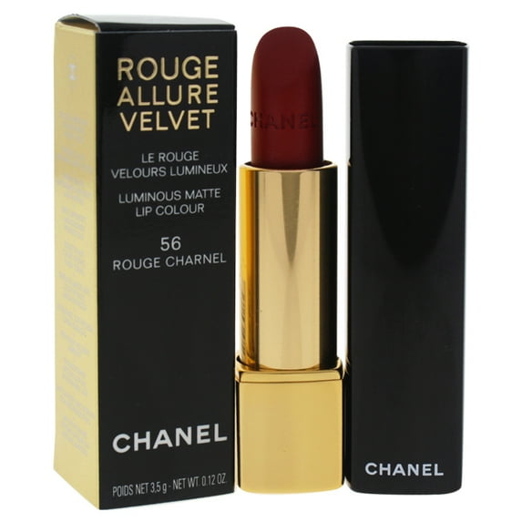 Chanel Rouge Allure Velvet Luminous Matte Lip Colour - 56 Rouge Charnel 0.12 oz Lipstick