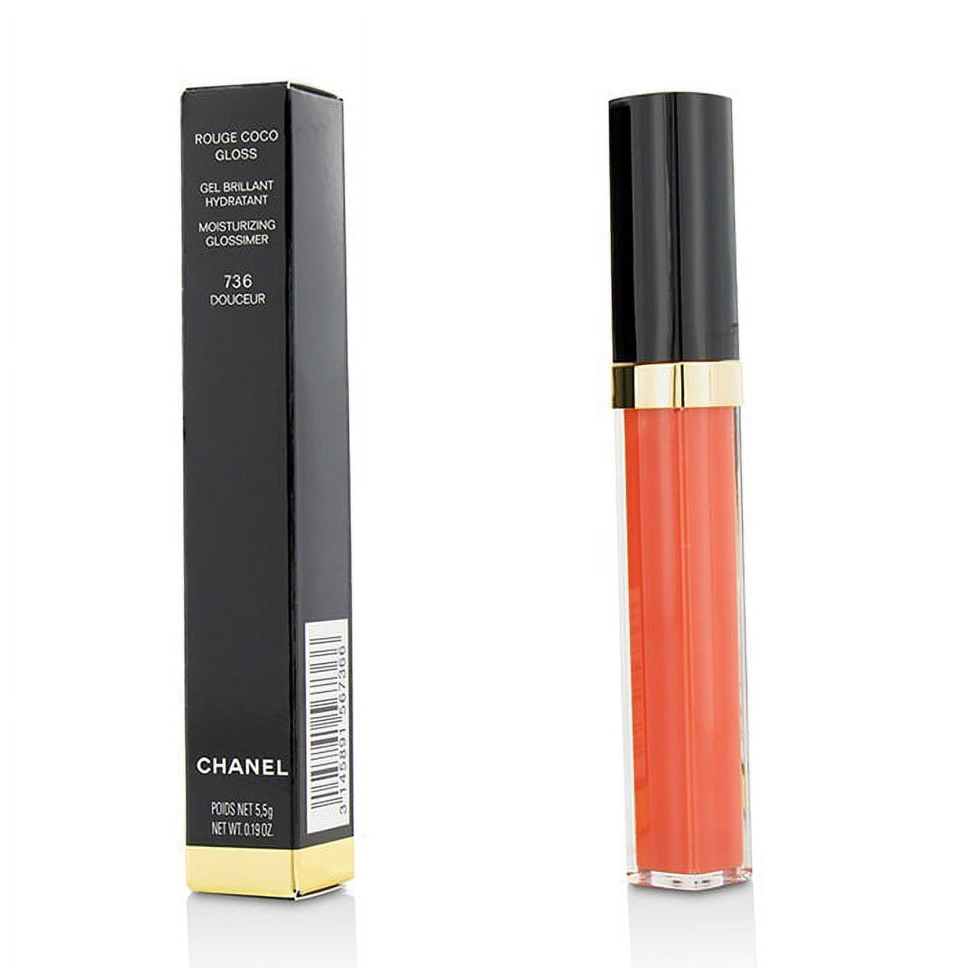 Chanel Rouge Coco Gloss Moisturizing Glossimer - # 736 Douceur 0.21 oz Lip  Gloss