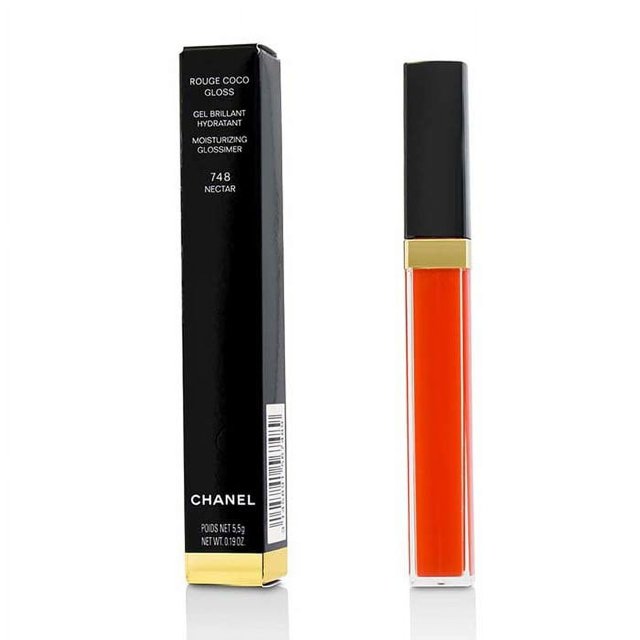 Chanel Rouge Coco Gloss Moisturizing Glossimer 748 Nectar 0.19 oz