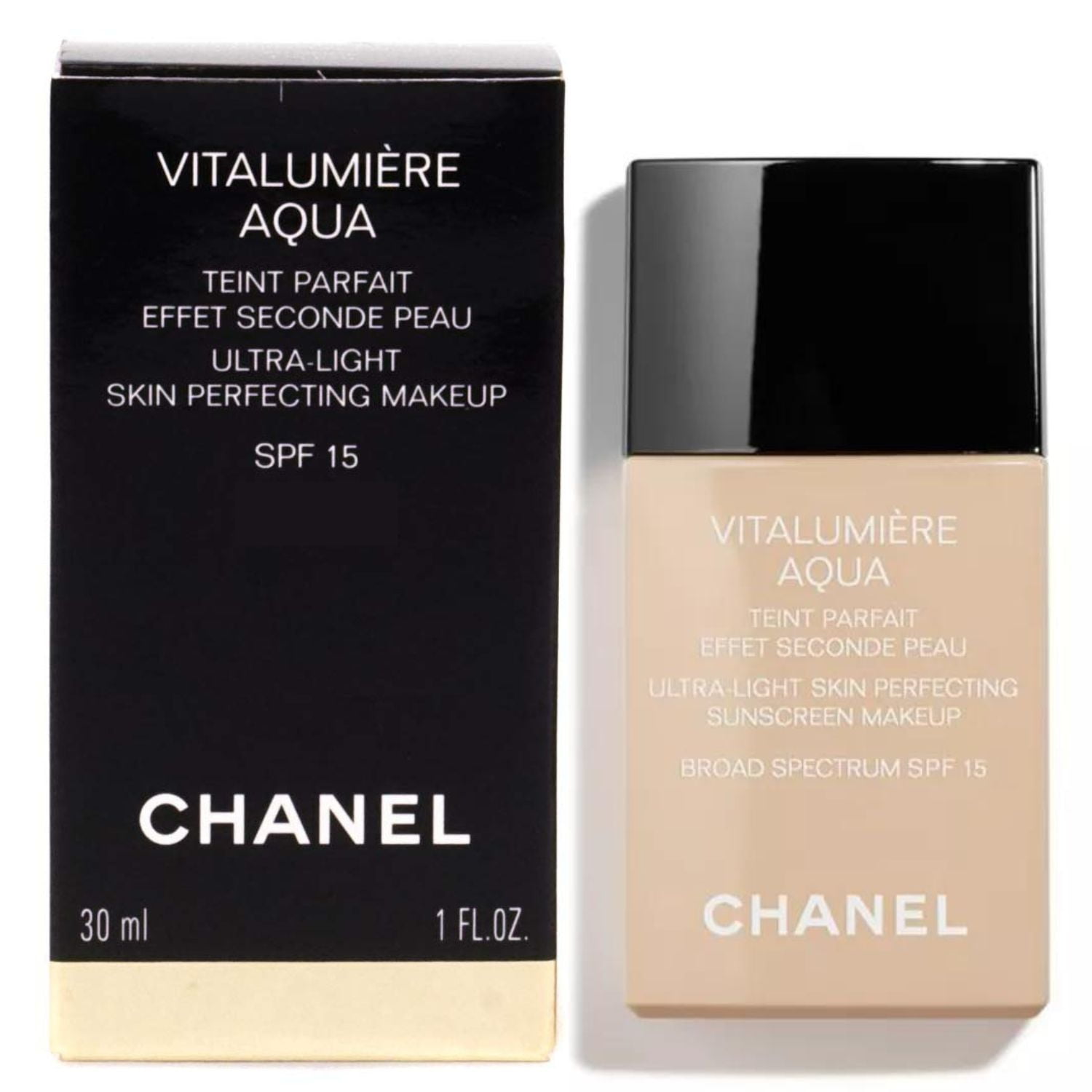 Fond De Teint CHANEL Vitalumière Aqua - Teinte 40 Beige - Neuf (boîte Peut être Abîmée)