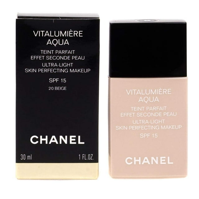 Chanel Vitalumiere Aqua Ultra-Light Skin Perfecting Makeup SPF 15 - #20 ...