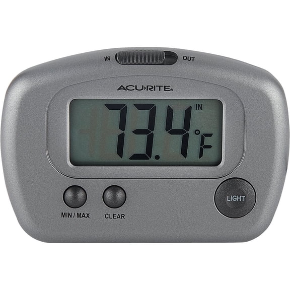 Chaney Instrument AcuRite Digital Indoor And Outdoor Thermometer - Pack of 2