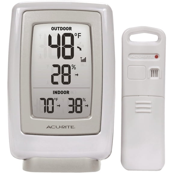 Chaney Instrument AcuRite Wireless Temperature Trend Indoor & Outdoor Thermometer - Pack of 8