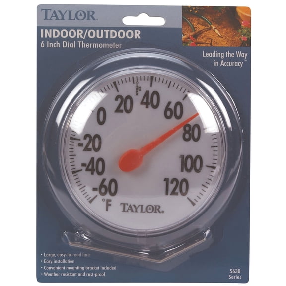 Chaney Instrument Taylor Indoor/Outdoor Window Thermometer