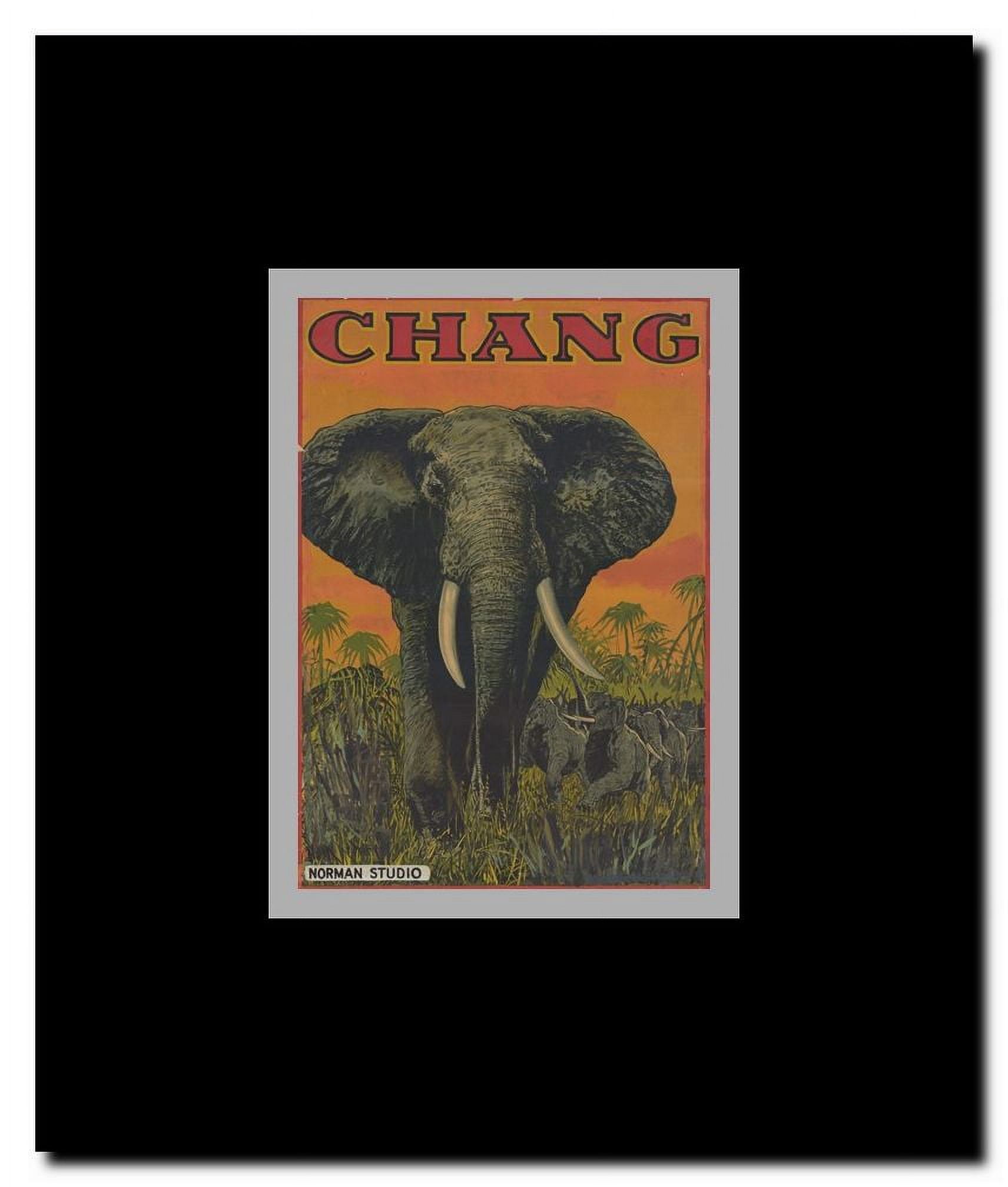 Chang: A Drama of the Wilderness Framed Movie Poster
