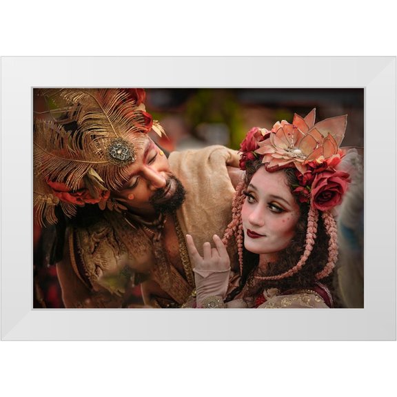 Chang, Jiangping 14x11 White Modern Wood Framed Museum Art Print Titled - Charming