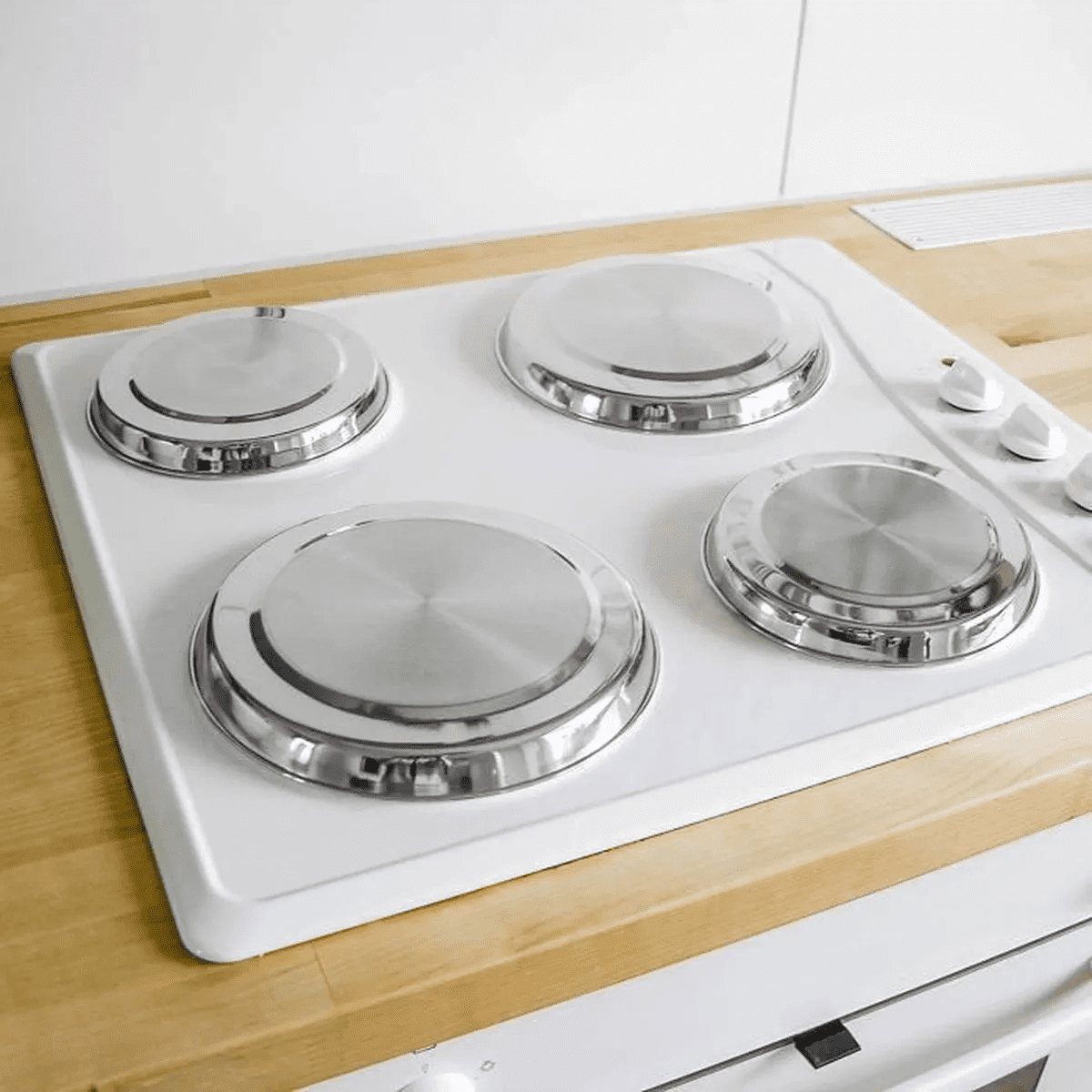 ChangM Set of 4 Stainless Steel Kitchen Stove Burner Covers,Cooker