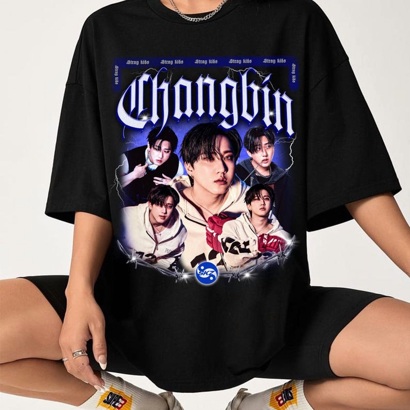 Changbin Stray Kids Karma Album T-Shirt, Stray Kids Ceremony