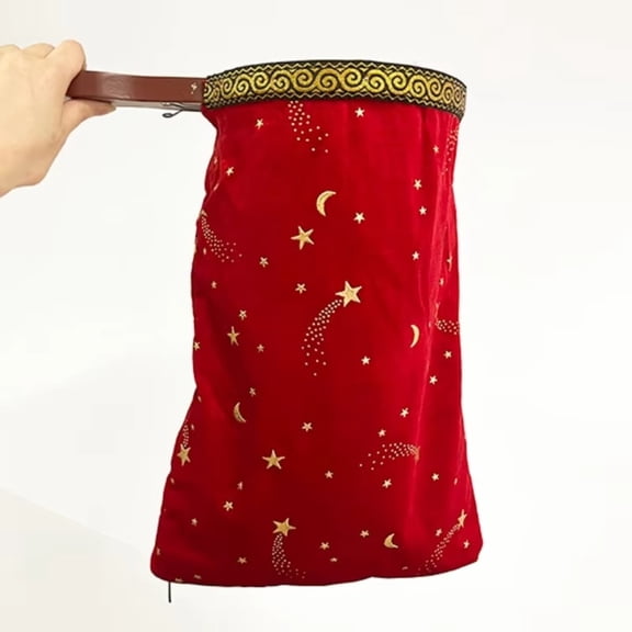 Change Bag - Twice (Large, Zipper, Red/Black) Magic Tricks Stage Gimmick Illusion Fun Appearing Product Bag Magician Magic Ball