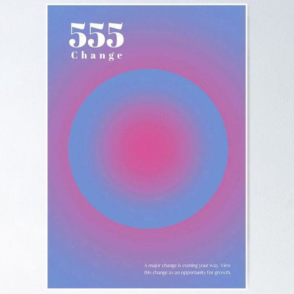 Change Circle 555 UNFRAMED Poster, 8x12