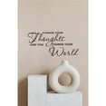 thumbnail image 1 of Change Your Thoughts Vinyl Wall Decal - Inspirational Quote Art for Living Room, Bedroom, Office - Removable & Durable Motivational Home Decor Sticker, 1 of 3
