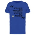 thumbnail image 1 of Change Your Thoughts Graphic Tee Men's -Image by Shutterstock, 1 of 2