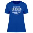 thumbnail image 1 of Change Your Thoughts Phrase Tee Men's -Image by Shutterstock, 1 of 2