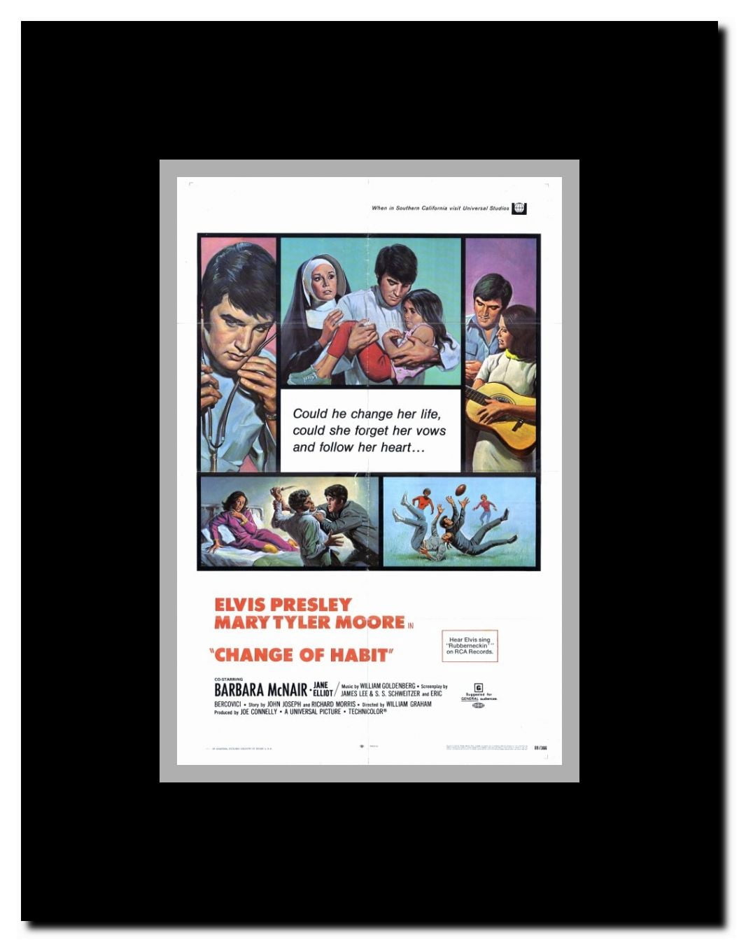 Change of Habit Framed Movie Poster
