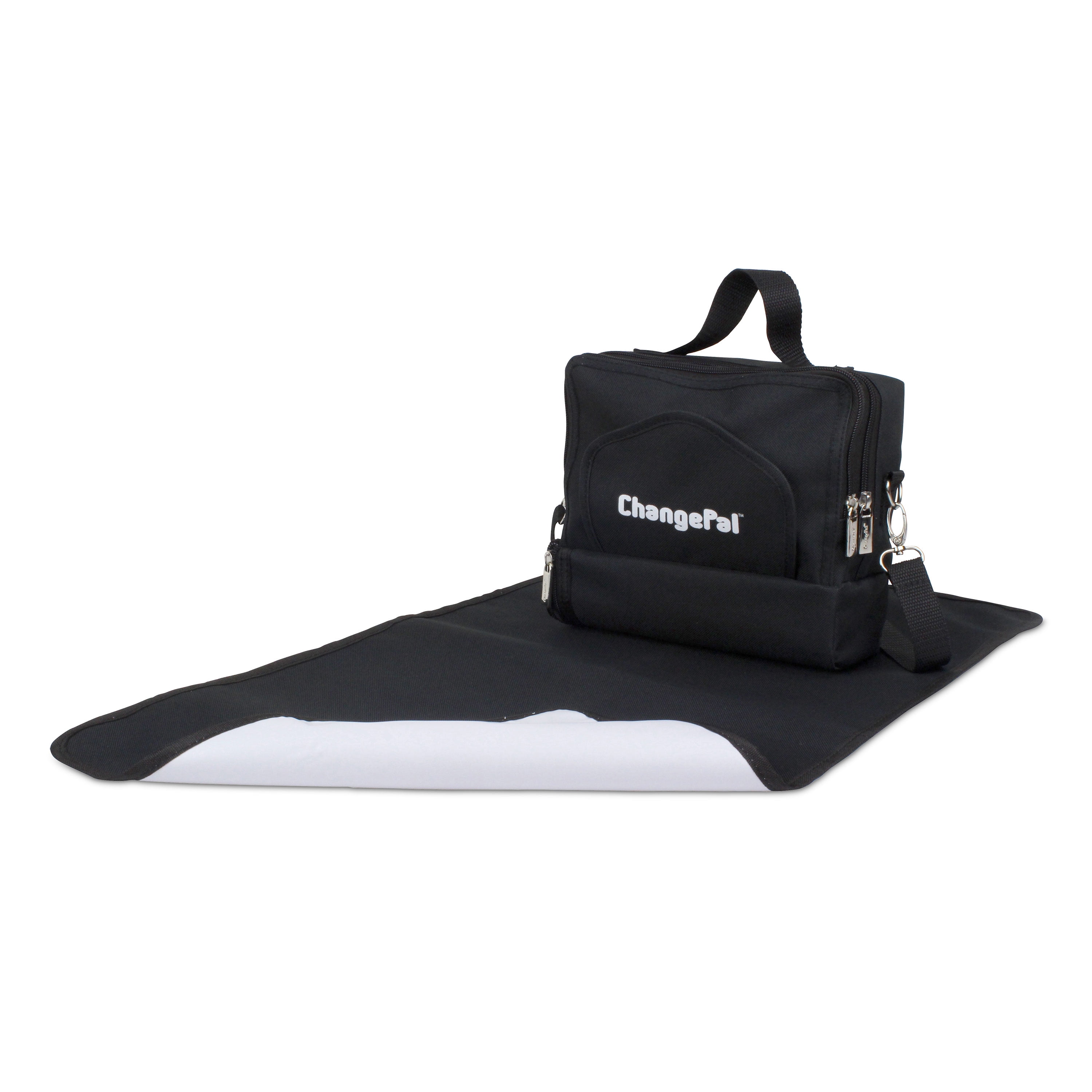 ChangePal OnTheGo Changing Diaper Bag, Black