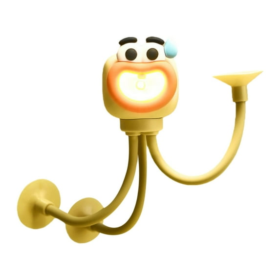 Changeable Shape Funny Night Light, DIY Shape Night Lights for Adults Boys Girls,Reusable Night Light for Bedroom Bathroom Kitchen Hallway Christmas Decorations Yellow