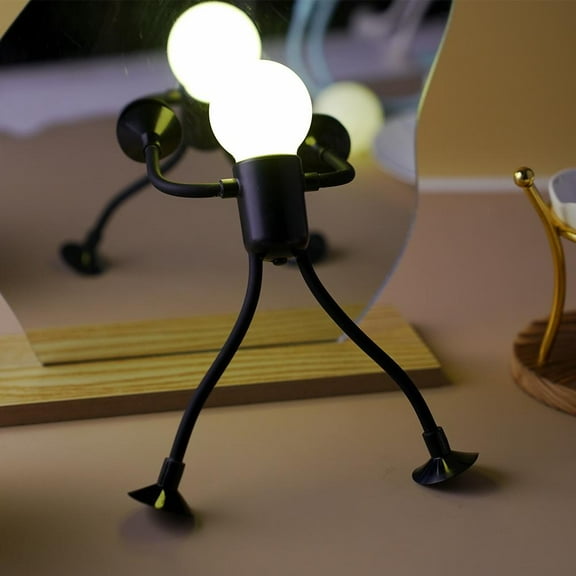 Changeable Shape Funny Night Light, Suction Cup Bendable Mini Decorative Light, Suitable for Bedroom