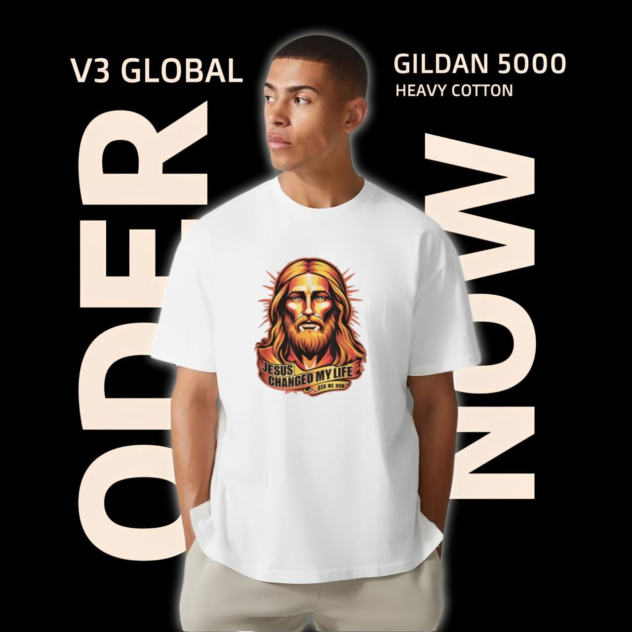 Changed My Life Ask Me How Jesus Inspirational TShirt, for men & women