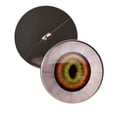 thumbnail image 1 of Changeling Cat Human Monster Sew-On Button Glass Eyes, 1 of 8