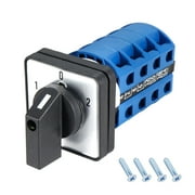 Changeover Switch 3 Position Rotary Selector Cam Switch 16 Terminals Latching