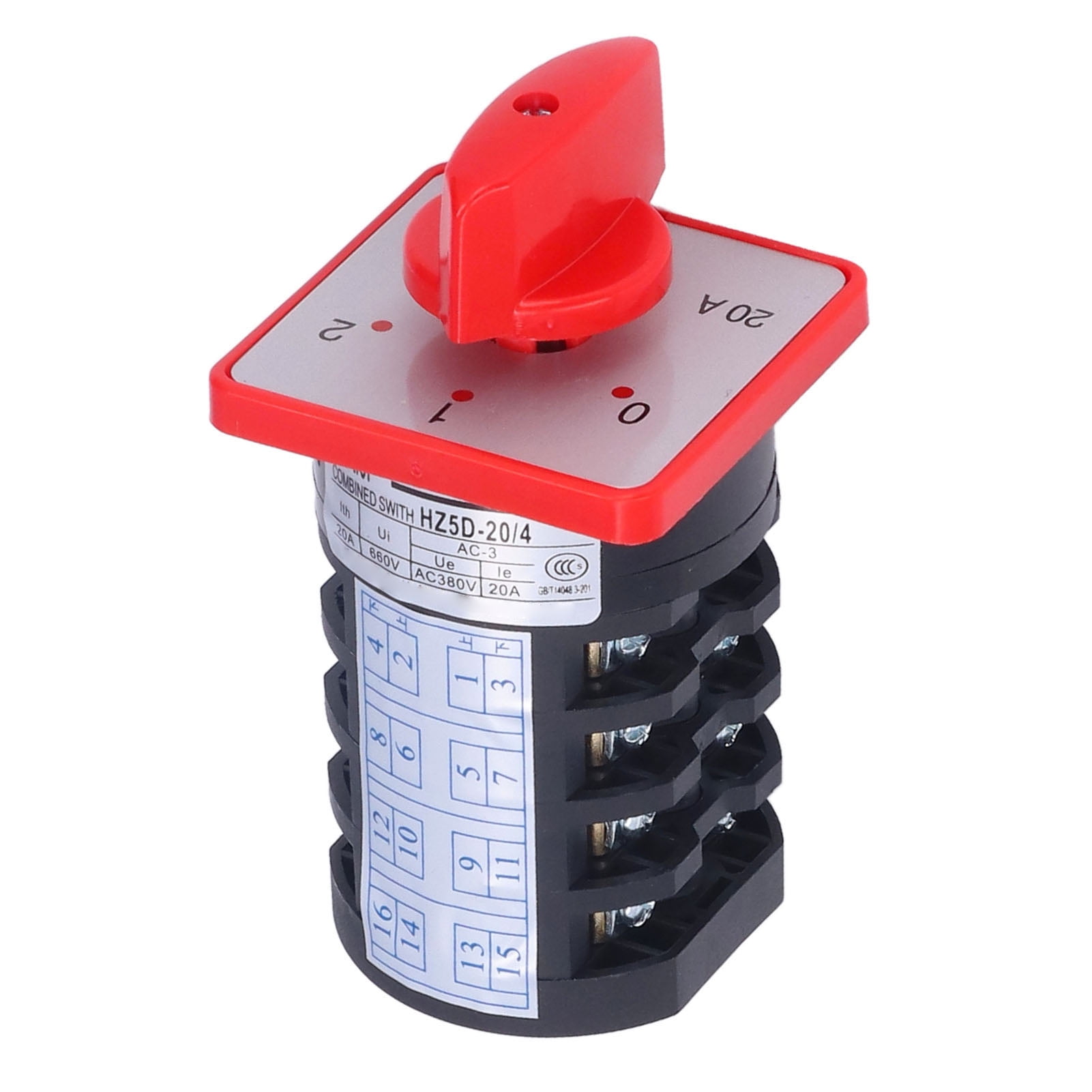 Changeover Switch 380V, Changeover Switch, AC380V 20A 4kw 3 Position