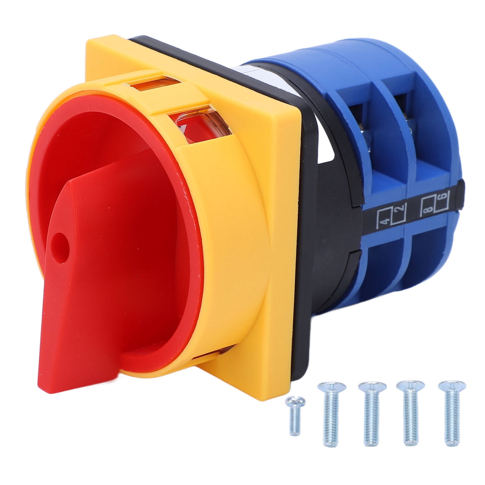 Changeover Switch, Cam Selector Latching Switch Universal Padlockable 32A For Circuit