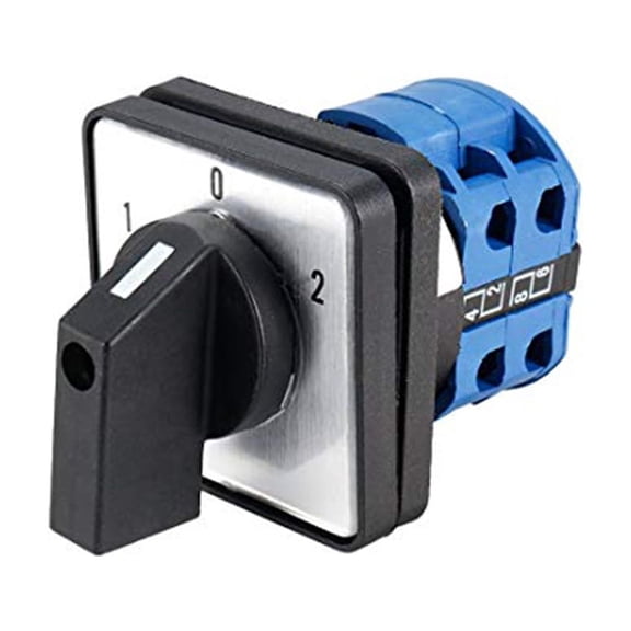 Changeover Switch LW26-25 3 Positions 8 Terminals Universal Rotary Cam Latching Switches 550V 25A