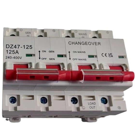 Changeover Switch Mains to Generator 63A-125A Accessories Brand New Durable